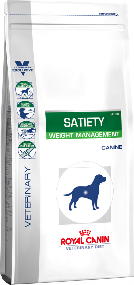 Фото Сухой корм Royal Canin "Satiety Weight Management SAT 34", контроль лишнего веса, 1,5 кг 