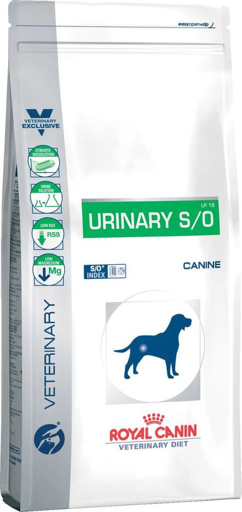 Фото Сухой корм Royal Canin "Urinary S/O LP18" для лечения и профилактики МКБ, 2 кг 