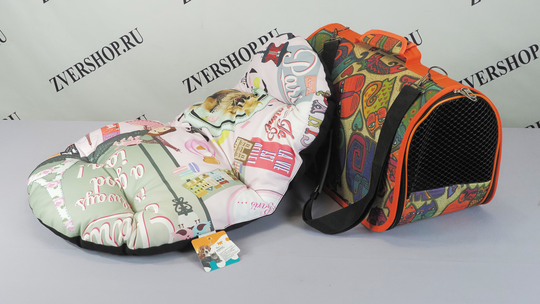 Фото Скидка 25%! Выгодный набор для собак: переноска Relax 78/8 + сумка Милан оранжевая 