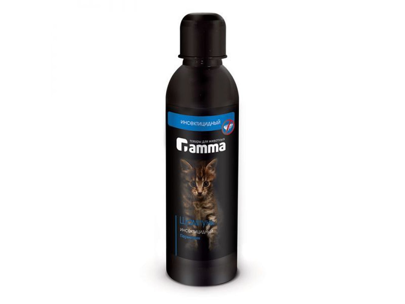 Фото Gamma шампунь для котят инсектицидный, 250 мл 