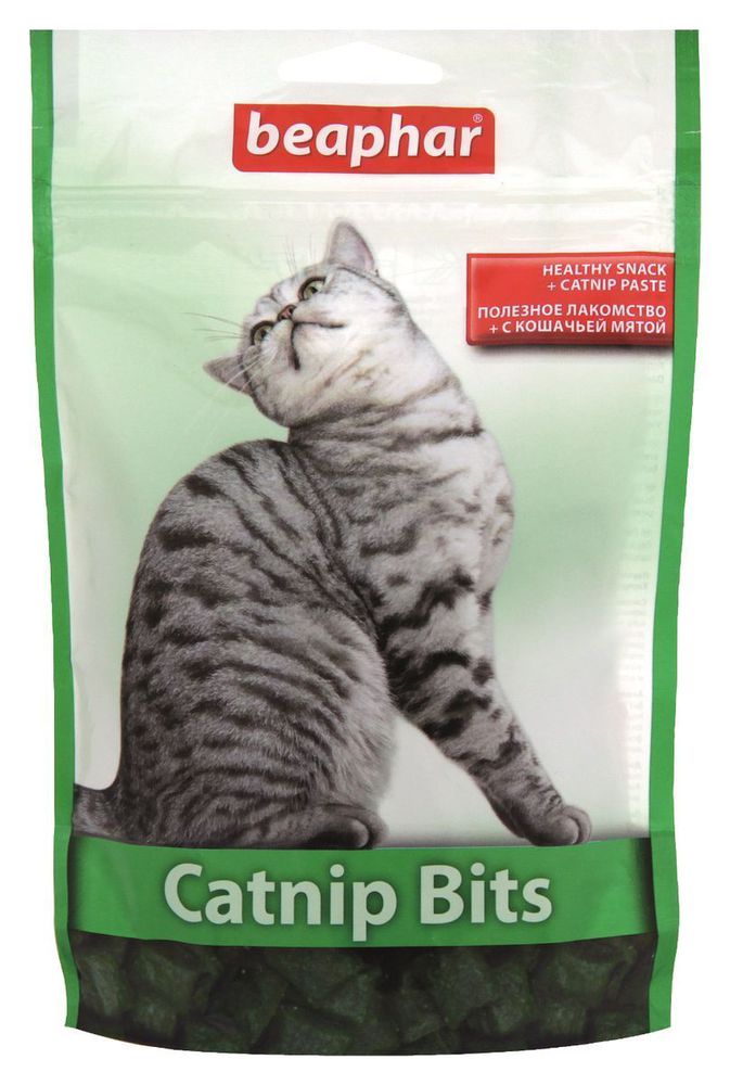 Фото Подушечки Beaphar "Catnip Bits" с кошачьей мятой для кошек и котят 