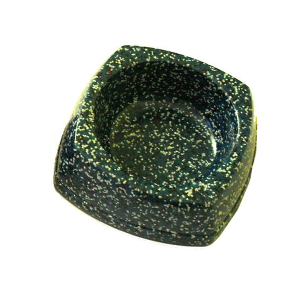 Фото Миска для животных из искусственного камня Данко, 150 мл, цвета в ассортименте 