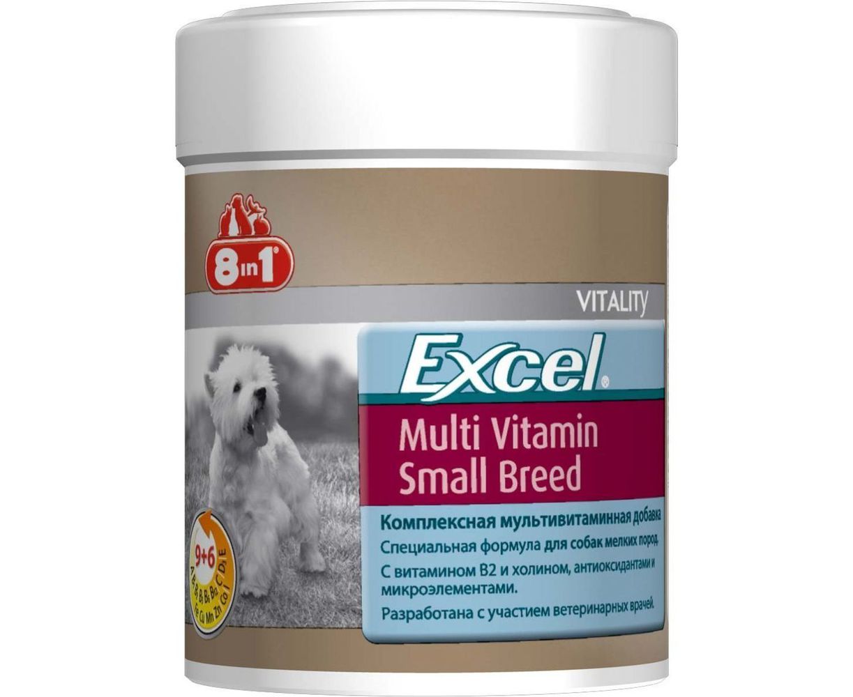 Фото Мультивитамины  8in1 Multi Vitamin Small для собак мелких пород 70 т 