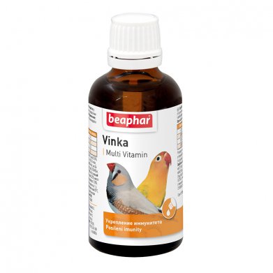 Фото Beaphar Vinka Витамины для укрепления иммунитета у птиц, 50 мл
