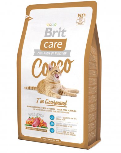 Фото Brit Care Cat Cocco Gourmand беззерновой, для кошек-гурманов