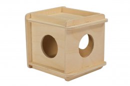 Фото Игрушка Дарэлл для грызунов кубик деревянный 