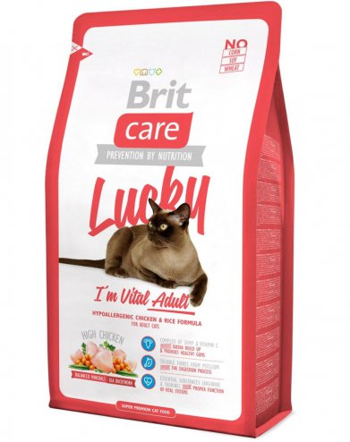 Фото Brit Care Cat Lucky Vital Adult для взрослых кошек
