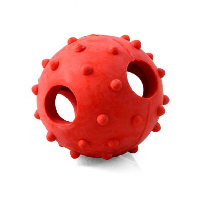 Фото J-19-62 Мяч с шипами 5,5 см из ц/литой резины