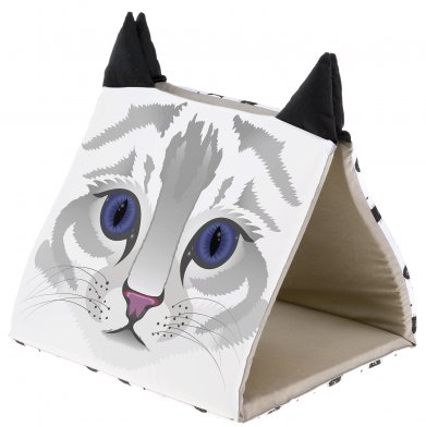 Фото Домик-тоннель Ferplast для кошек Pyramid 43*39*38 см