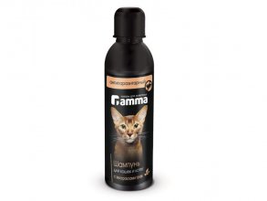 Фото Gamma шампунь для кошек и котят антипаразитарный с экстрактом трав, 250 мл