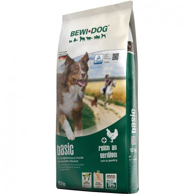 Фото Cухой корм Bewi Dog Basic для собак 12.5 кг