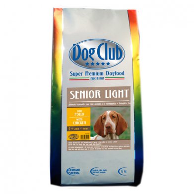 Фото Сухой корм Dog Club Senior Light для пожилых собак или животных с избыточным весом 12 кг
