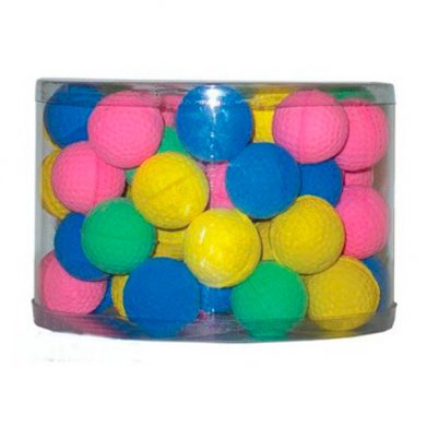 Фото Игрушка 03Т Мяч для гольфа одноцветный (туба 60 шт)