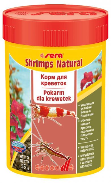Фото Корм Sera для креветок Shrimps Natural 100 мл/ 55 г