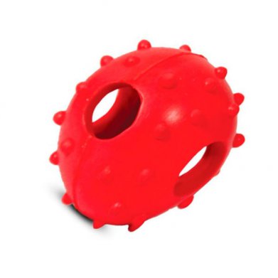 Фото J-1-58 Мяч-погремушка с шипами 5 см из ц/литой резины 